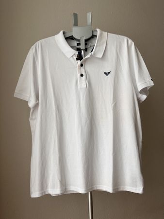 PME Legend Poloshirt, Weiss, Grösse XL - Top Zustand!