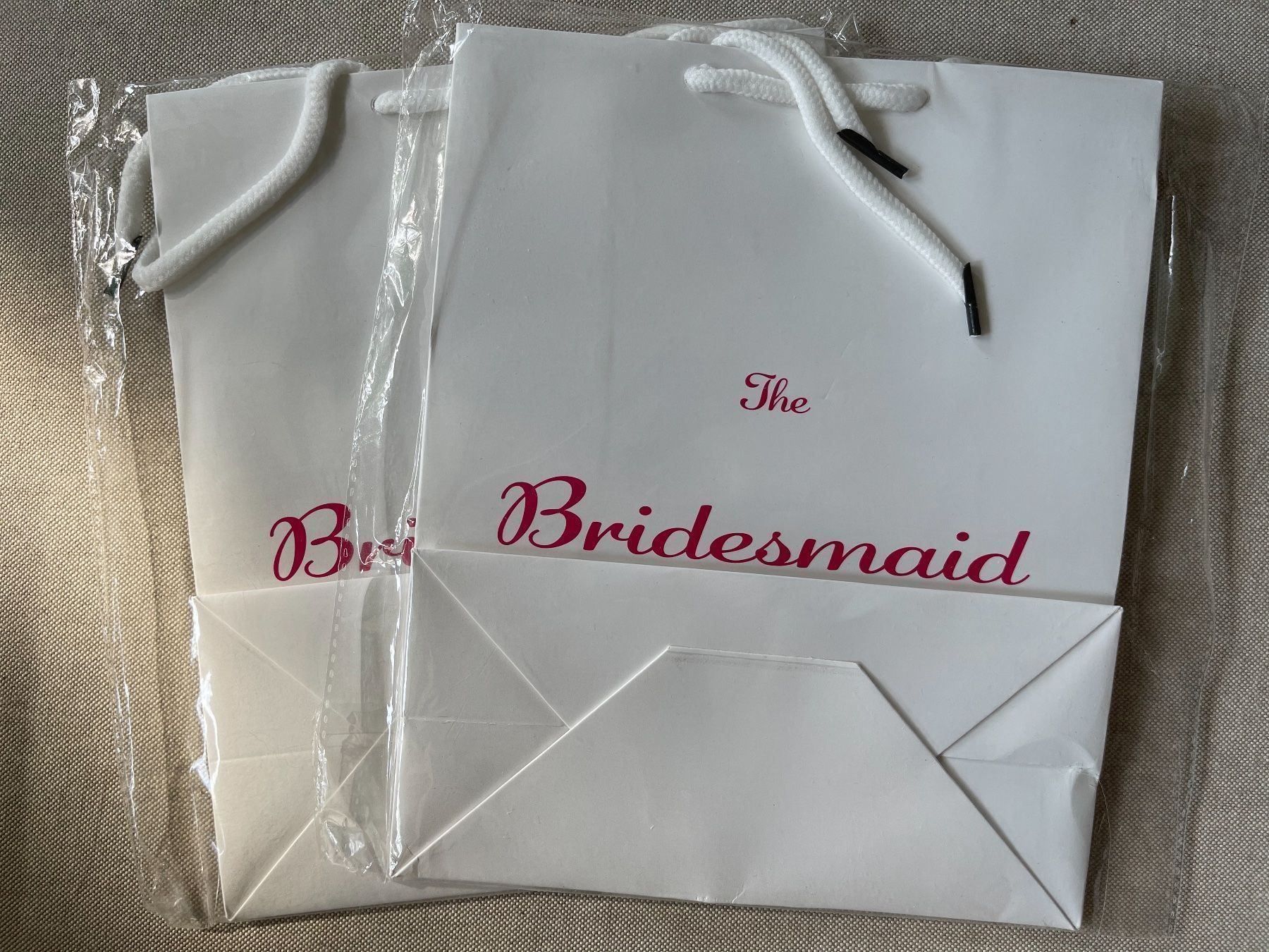 Borse: 2 Sac en papier Bridesmaids – Nuovo e nell'imballaggio originale da Genève venduto da Annilu