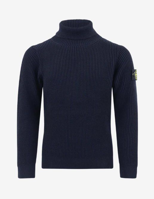Stone Island Maglioni & Felpe: Stone Island Turtle Neck Pullover Navy Blau – Usato da Münchwilen TG venduto da Androxid