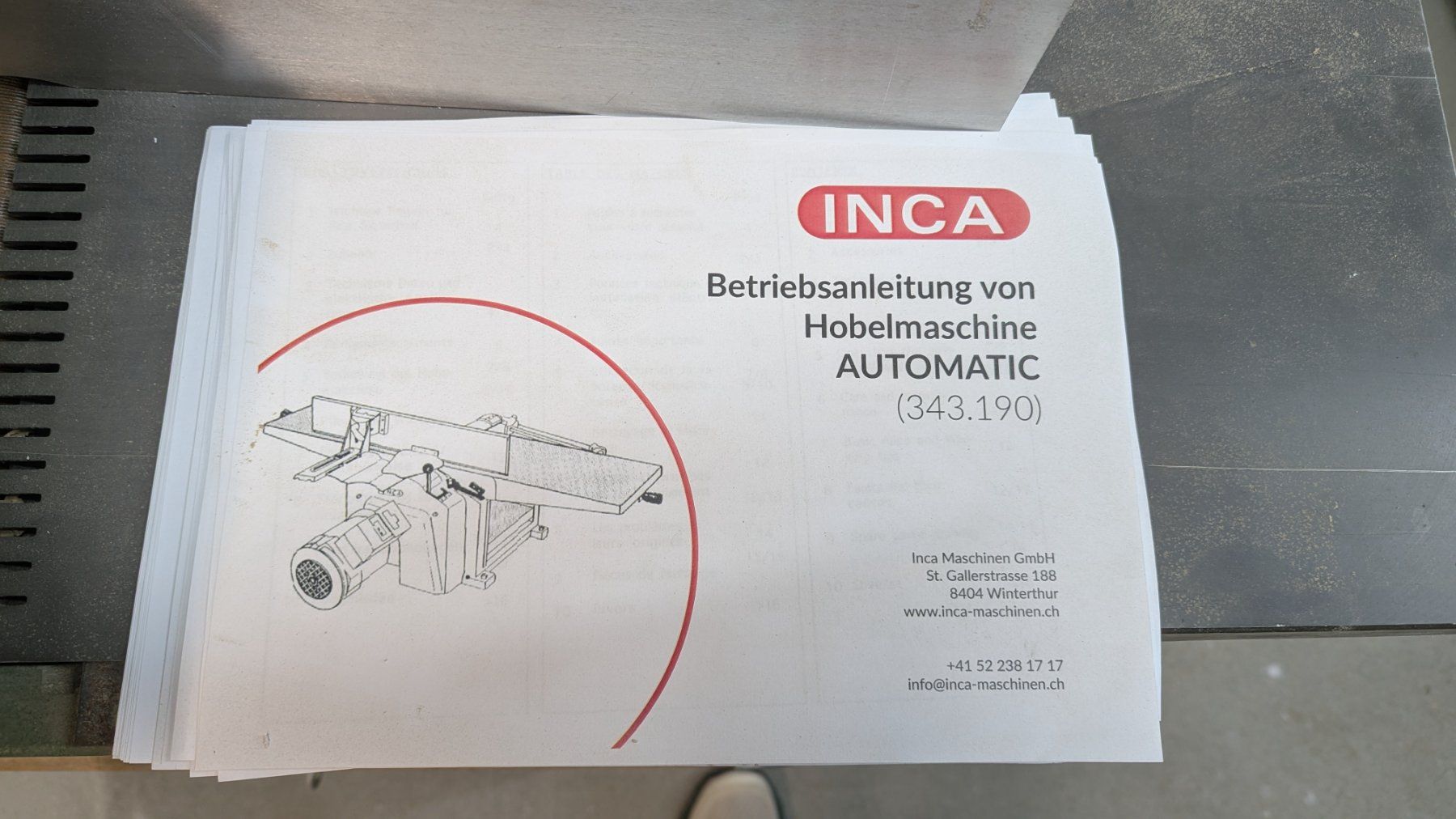 Inca Tutte le macchine: INCA Abricht- und Dickenhobel (defekt) – Difettoso da Wynigen venduto da Mintax 3