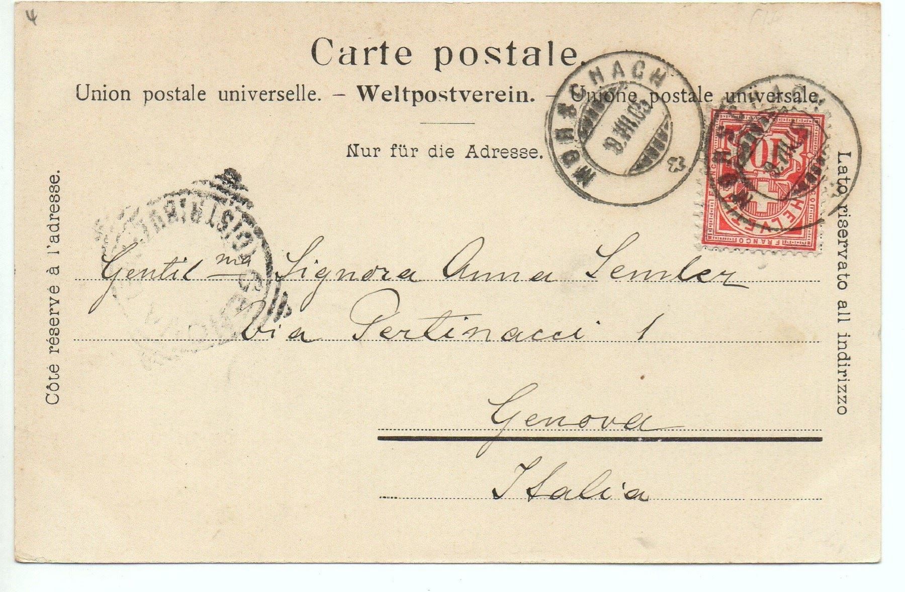 Cartoline postali: MORSCHACH – Usato da Jona venduto da philajona 1