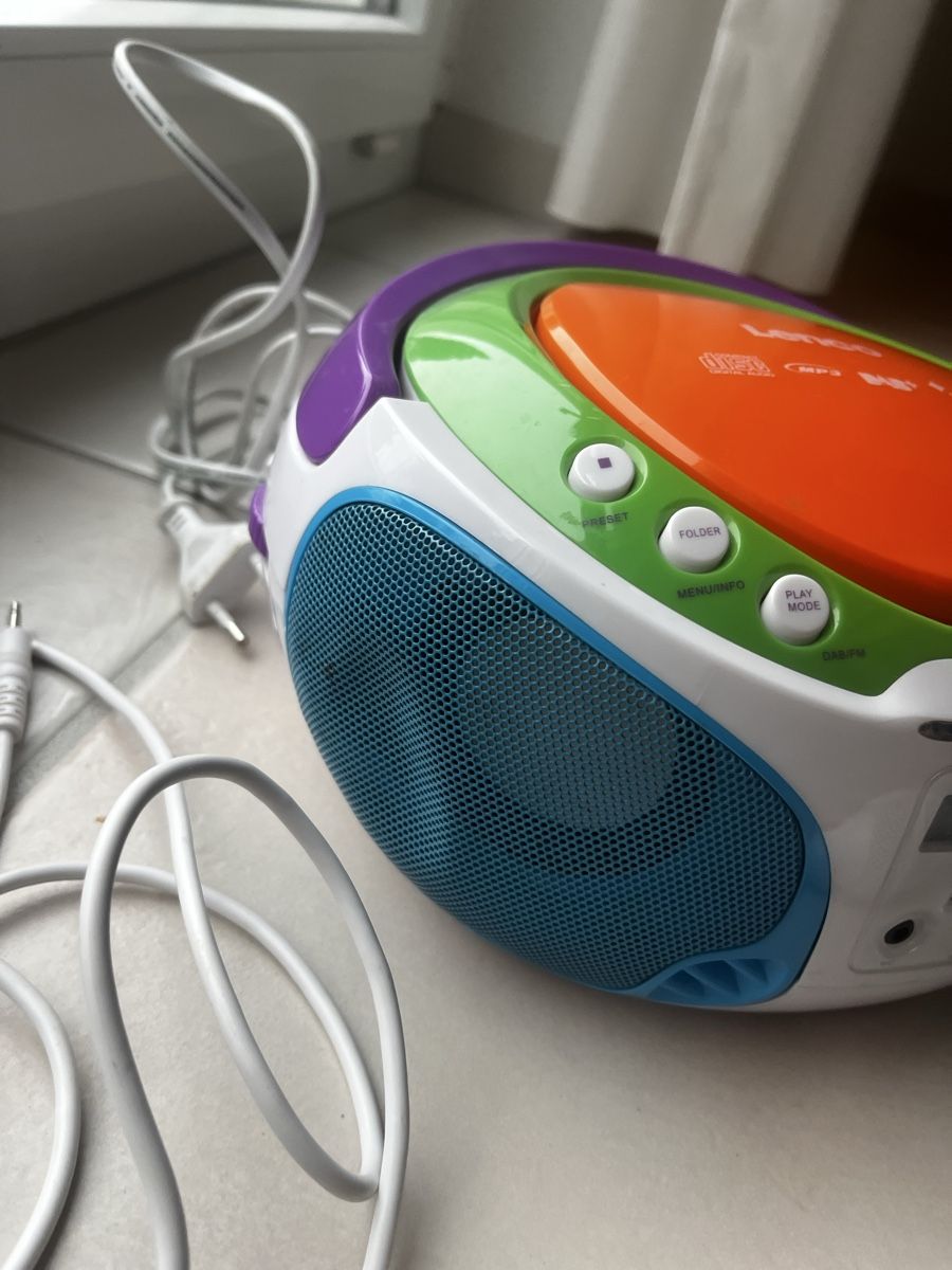 Lenco Sistemi audio & multimediali: Lenco CD Player mit DAB+ und Mikrofon bunt gebraucht – Usato da Freienstein venduto da CoLeVo 2