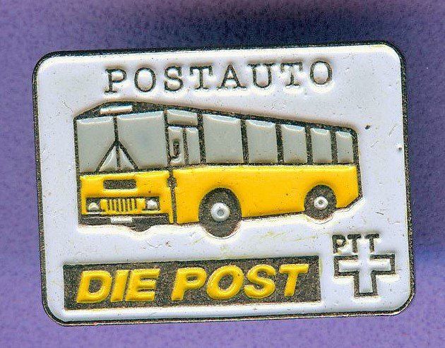 Plaketten & Abzeichen: PTT   Die Post  POSTAUTO – Gebraucht aus Winterthur von Sammleroase