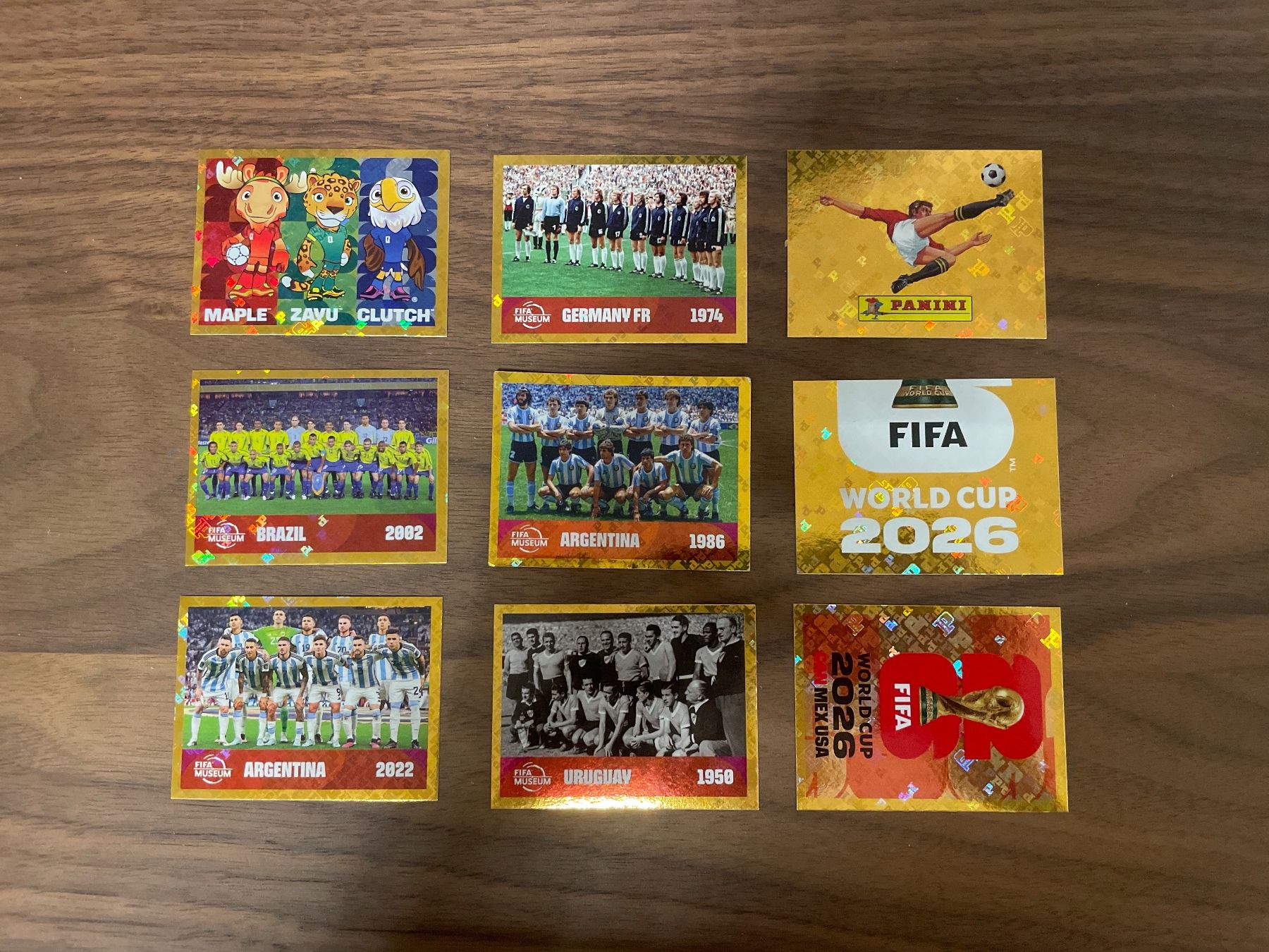 Panini Sammelbilder & Trading cards: Wm 2026 Panini 9 seltene Sticker – Neu (gemäss Beschreibung) aus Galgenen von Stefan780