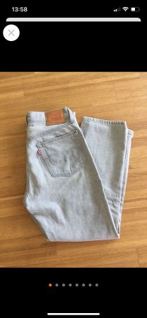 Levis Jeans 501 crop high rise slim 27/26