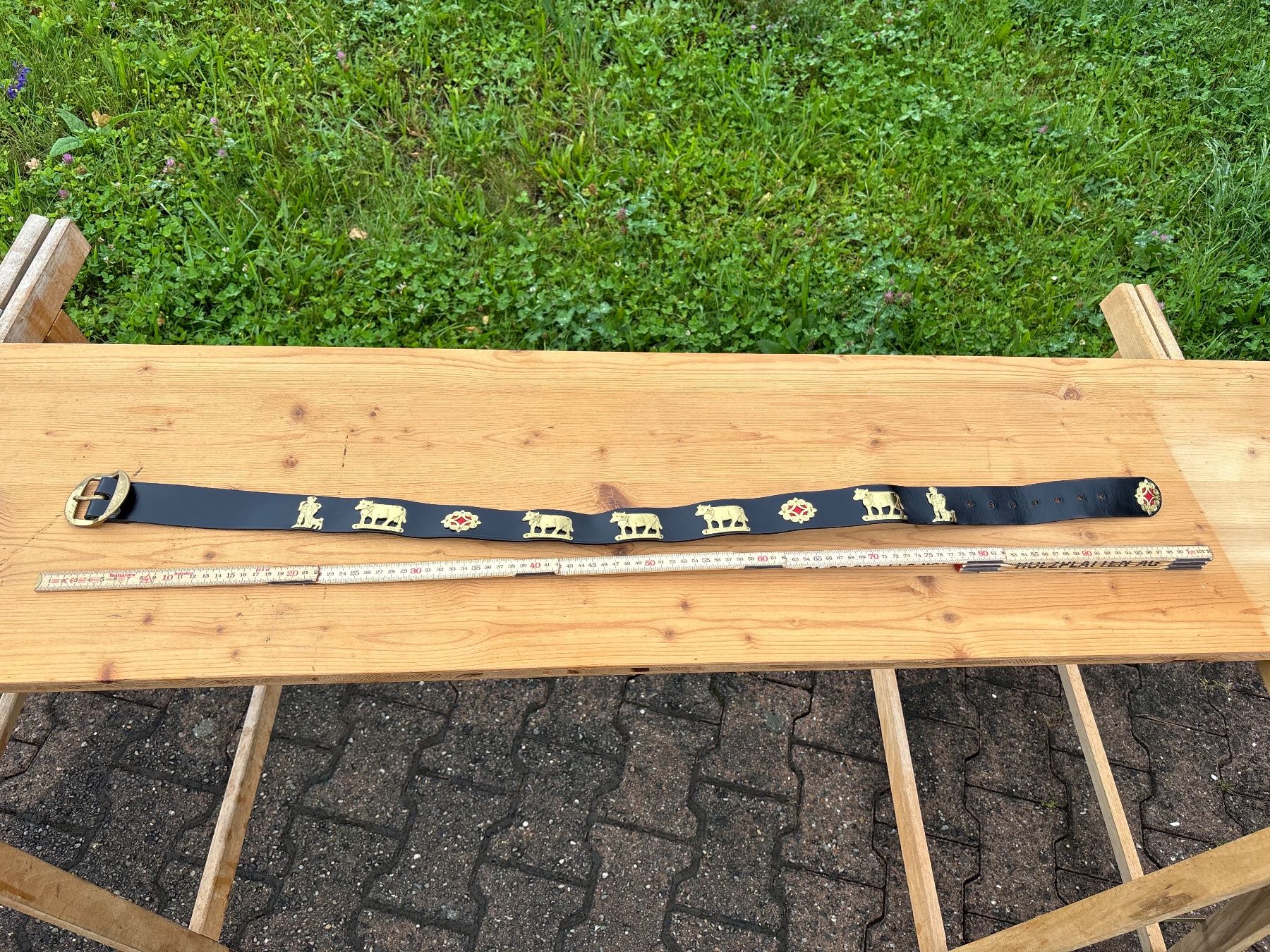 Campanacci mucche: schöner Appenzeller Chüeligurt – Usato da Feldbach venduto da Olive1 9