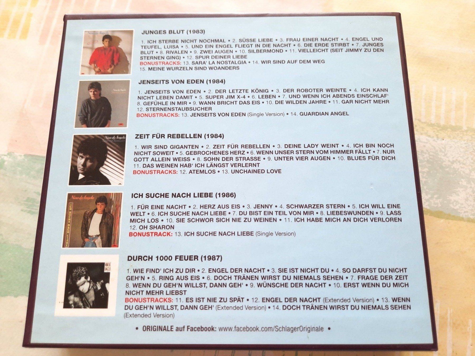 CD: Cd Nino de Angelo - Album-box 5 Cds – Usato da Pully venduto da bro_n52j 2
