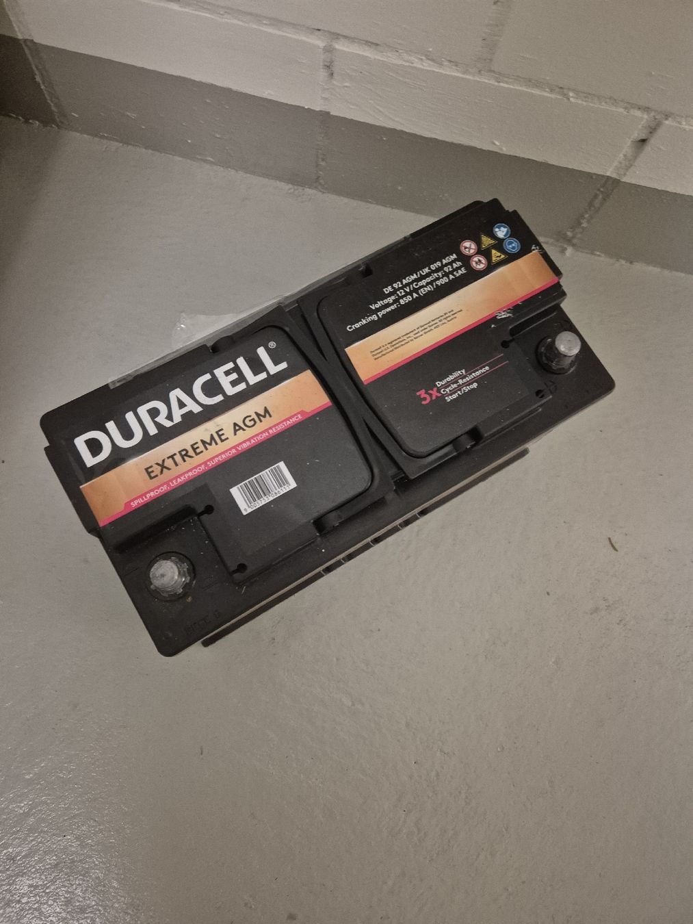Duracell Batterie: Autobaterie Duracel 92Amp AGM – Usato da Neuendorf venduto da Sommer.2021