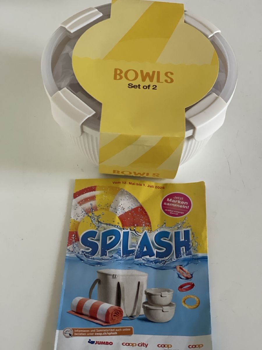 Coop Raccolte di bollini & punti: Coop Splash schüssel Set – Nuovo e nell'imballaggio originale da Gelterkinden venduto da cobra0110 3