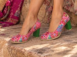 Sehr schöne farbenfrohe Pumps - perfekte Ivko Kombination 37