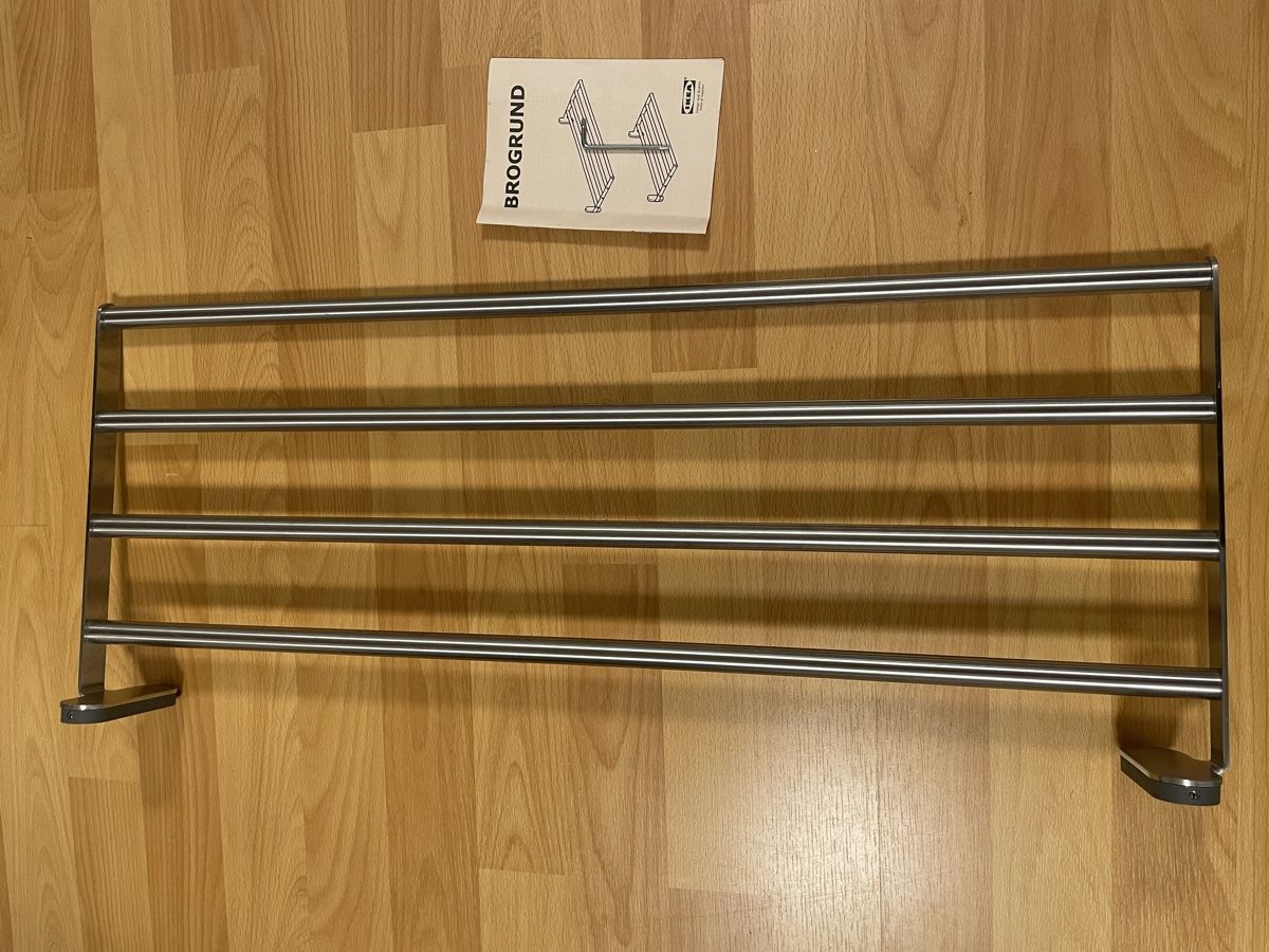 Ikea Portasciugamani: IKEA Brogrund Duschtuchhalterung – Nuovo (secondo la descrizione) da Wünnewil venduto da FlavioMGK 2