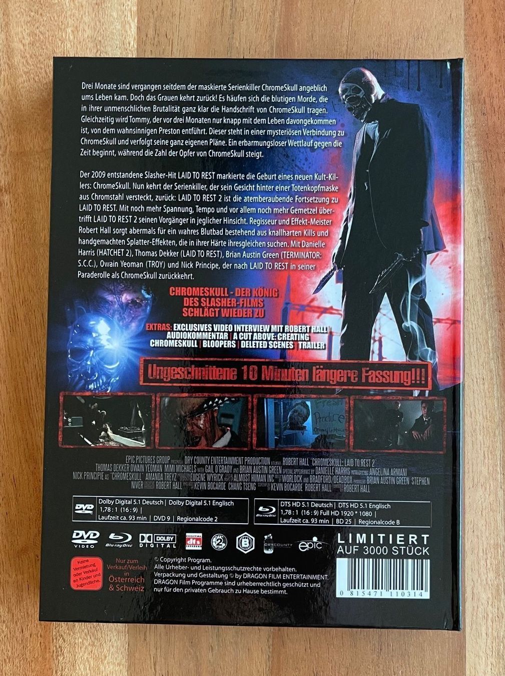 Tutti i DVDs: Laid to Rest 2 Chromeskull Mediabook – Nuovo (secondo la descrizione) da Chur venduto da Lovecraft666 1