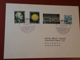 3.II.48. ST. MORITZ SONDERSTEMPEL OLYPISCHE SPIELE