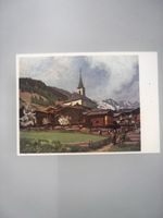 Postkarte Ansichtsdorf mit Kirche Albert Nyfeler