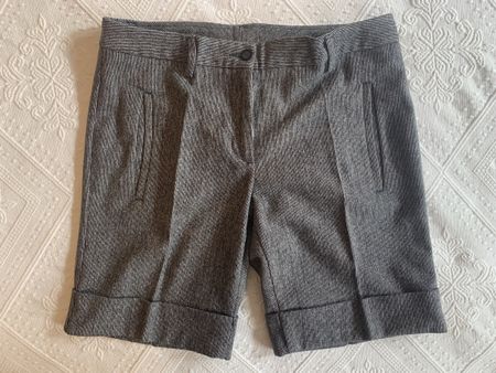 Kurze Hose aus Wolle von Benetton, im Anzugstil, Gr. 36