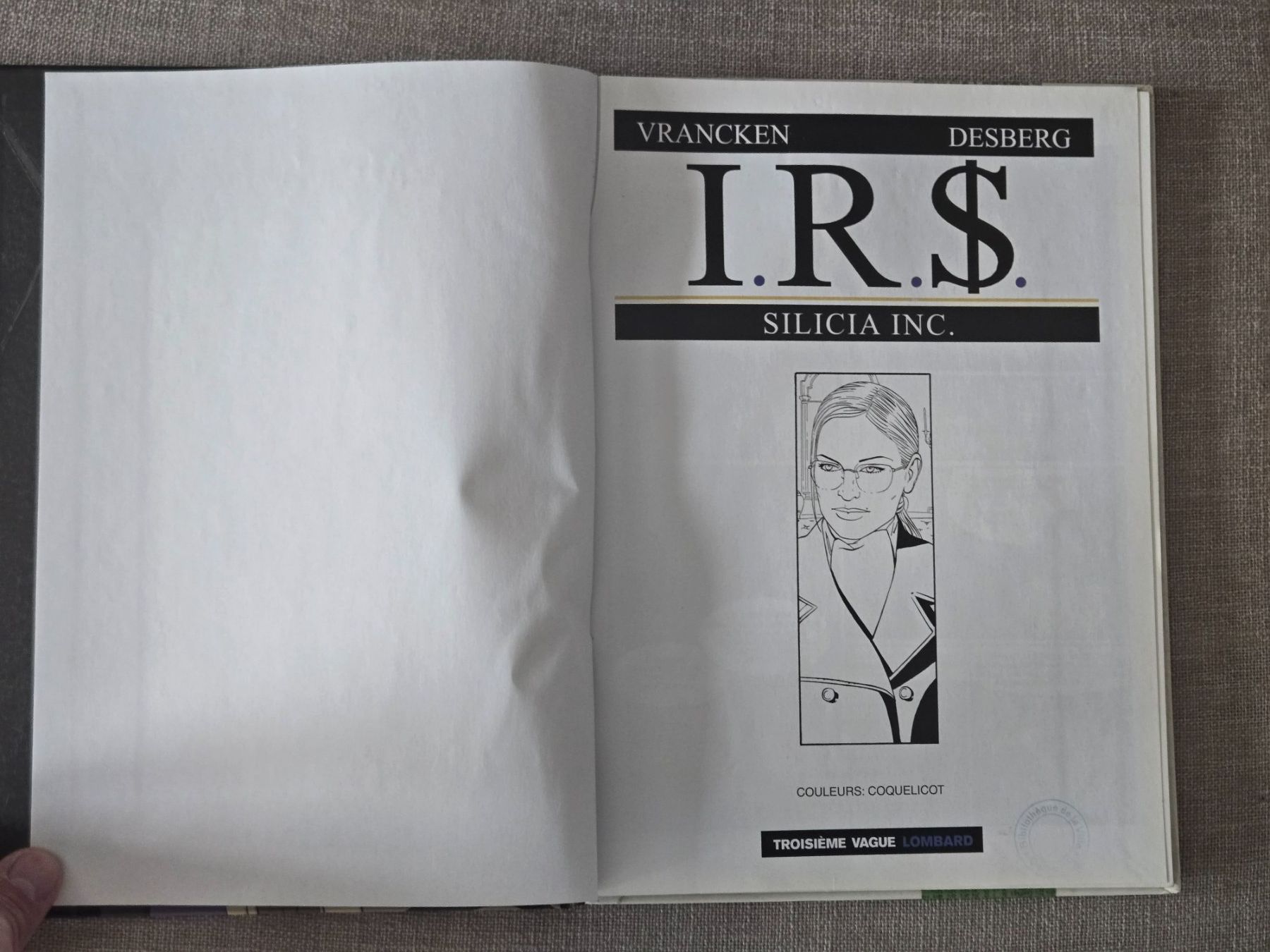 BD: I.R.S N°5 - Silicia Inc. - EO – D'occasion à Crémines par Blakedrake 4