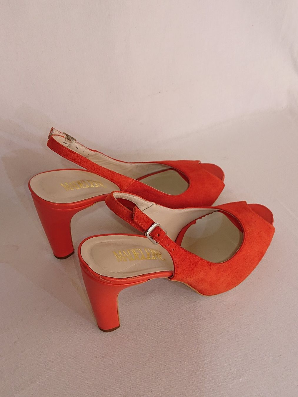 Madeleine Scarpe da donna: Peeptoes - MADELEINE - 39 - Leder - orange – Usato da Thusis venduto da drd_zy9w 1