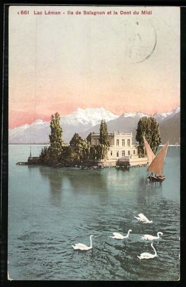 Ansichtskarten: Ile de Salagnon /Lac Léman, Panorama et – Gebraucht aus Berlin von bartko-reher