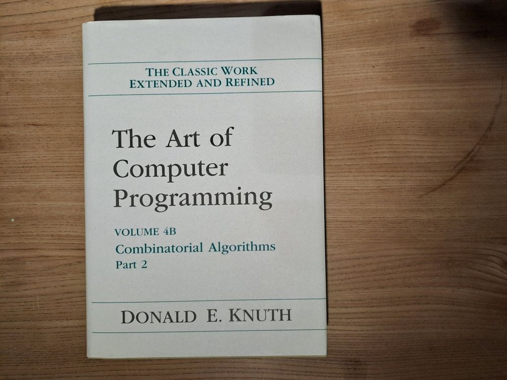 The Art of Computer Programming Volume 4B | Kaufen auf Ricardo
