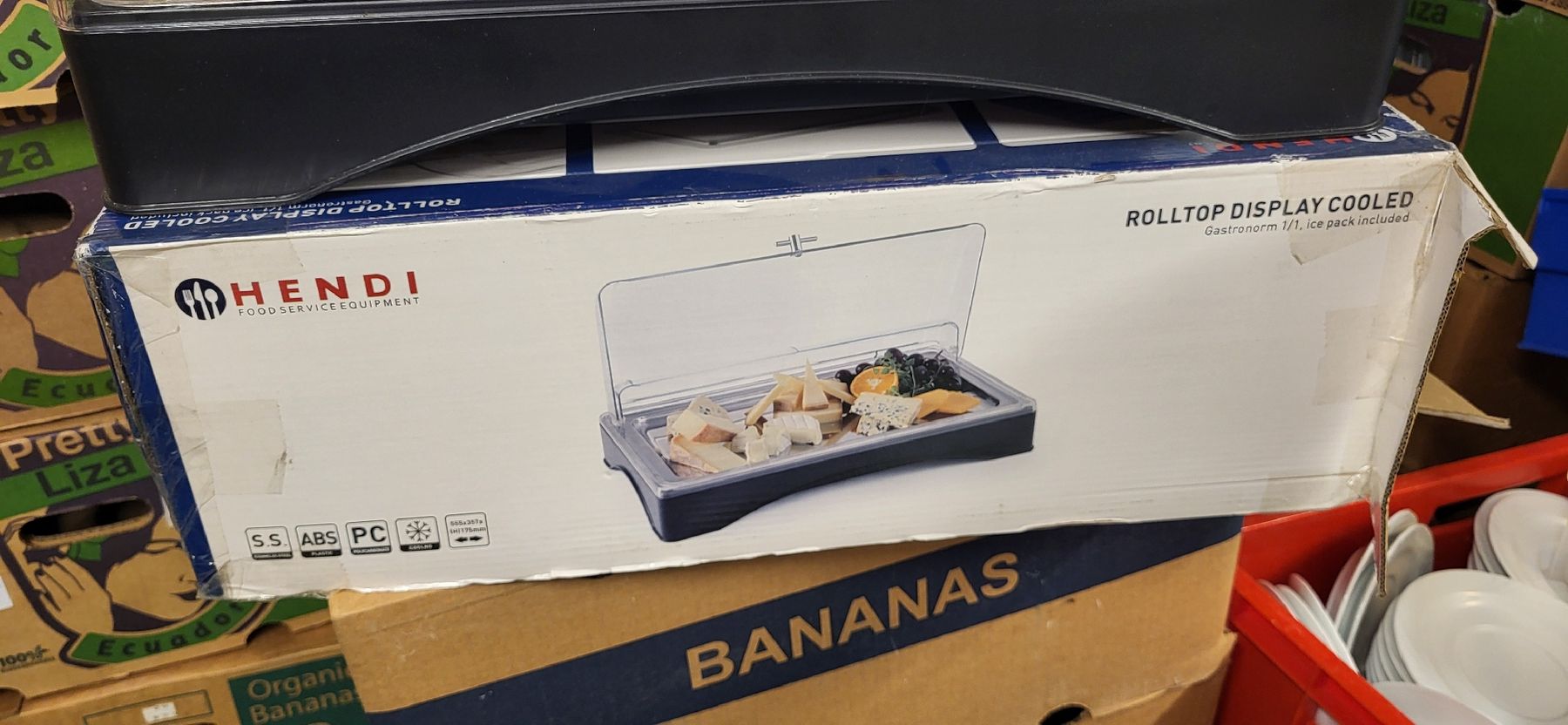 Elettrodomestici da cucina: Hendi Roll-Top Chafing Dish Kühldispenser  – Nuovo e nell'imballaggio originale da Zürich venduto da ale_drb2