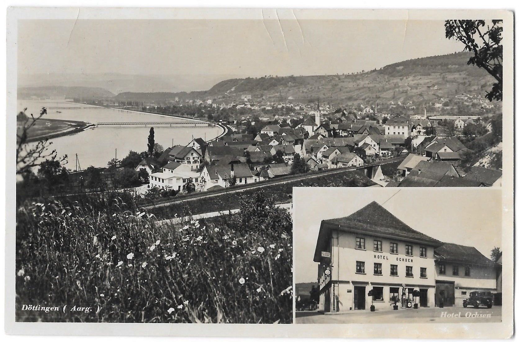 Cartoline postali: Döttingen Hotel Ochsen – Usato da Olten venduto da clotaldi