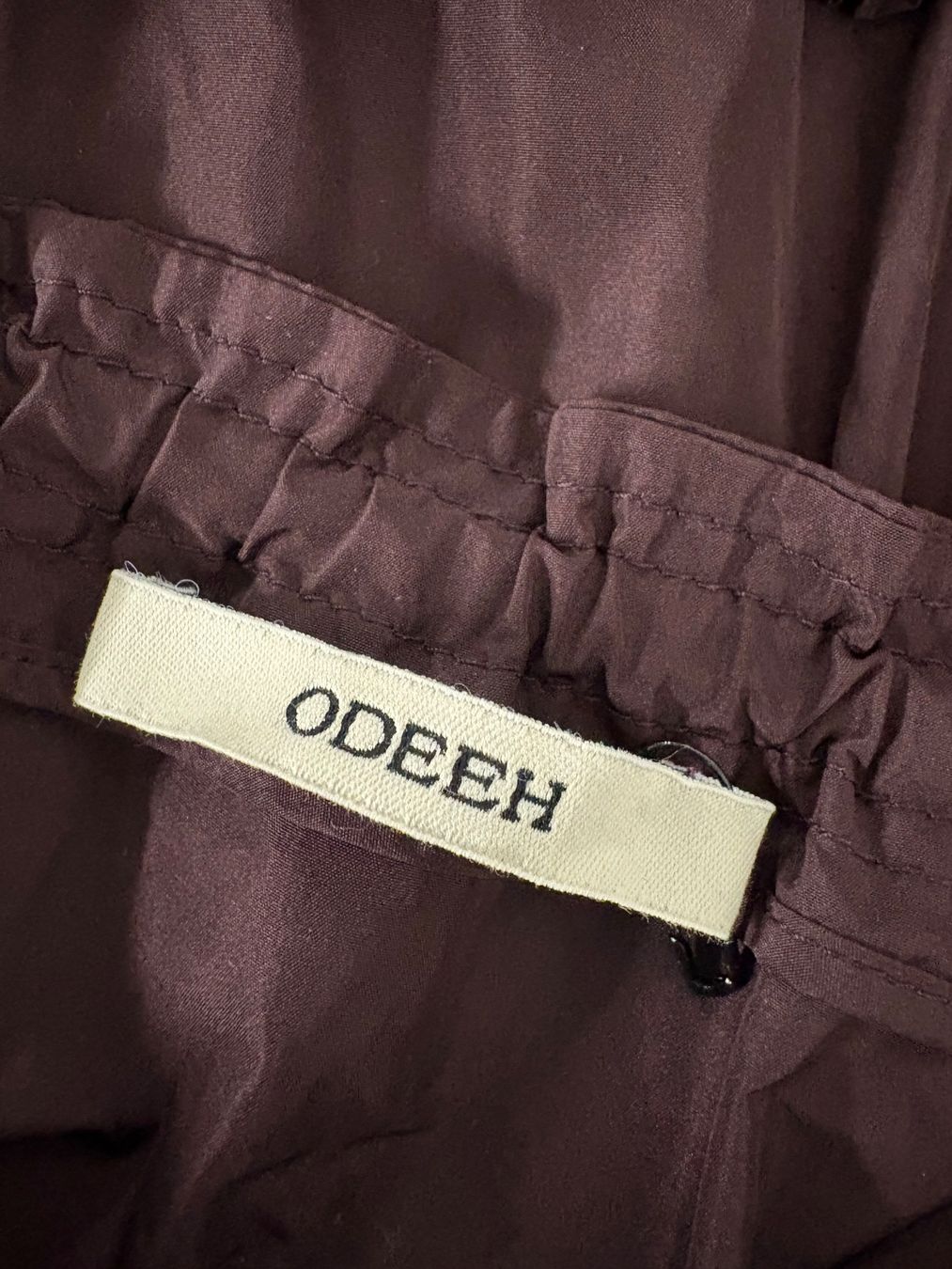 Odeeh Blusen: Odeeh extravagante Bluse 36 aubergine Raffungen – Neu (gemäss Beschreibung) aus Regensdorf von secondchancefashion 5