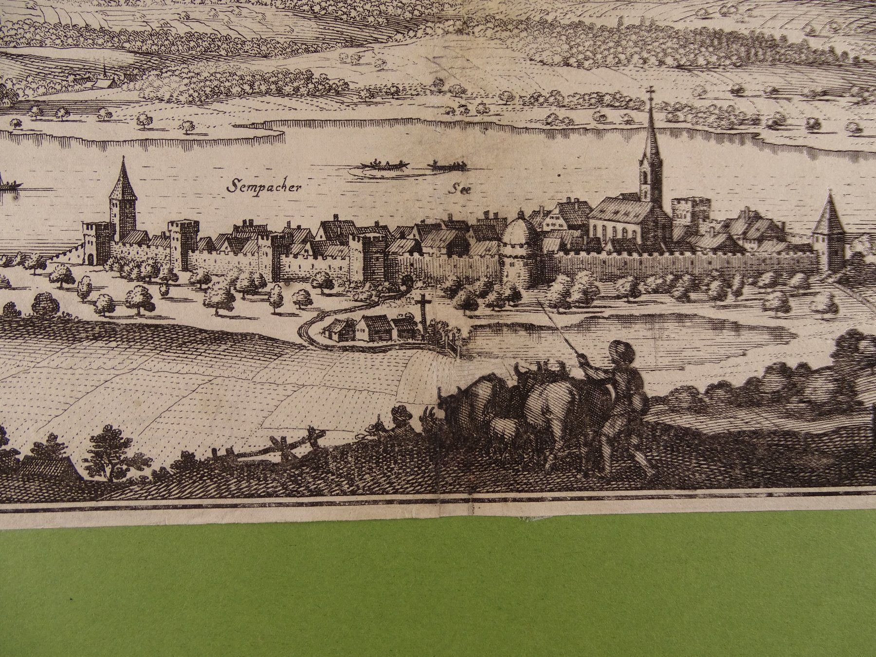 Stiche: SEMPACH, KUPFERSTICH 1654 – Gebraucht aus Grüningen von Kartensammler 5