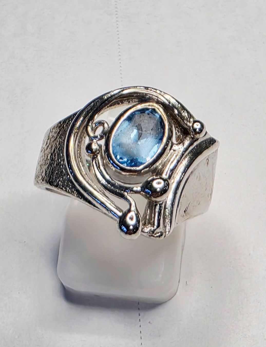Bagues: Blau Topas Silber Ring – Neuf (Voir description) à Zürich par benedikt12 9