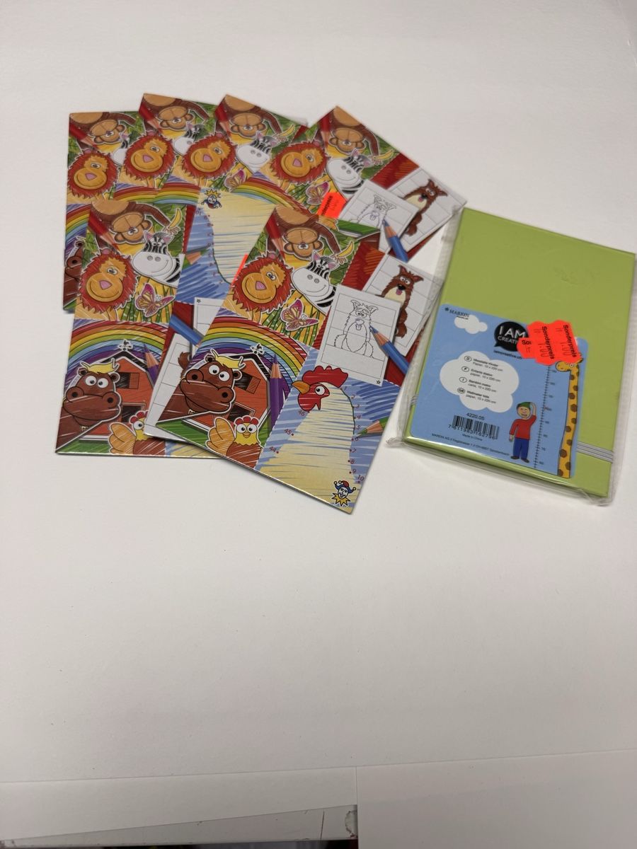 Bücher: Malbuecher Kinder Tiermotive 6 Stück – Neu und originalverpackt aus Steinhausen von Schuwies