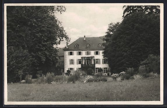 Cartoline postali: AK Arlesheim, Herrenhaus mit Garten – Usato da Berlin venduto da bartko-reher