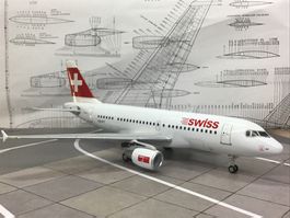 Swiss Airbus A319 Flugzeugmodell -1:200