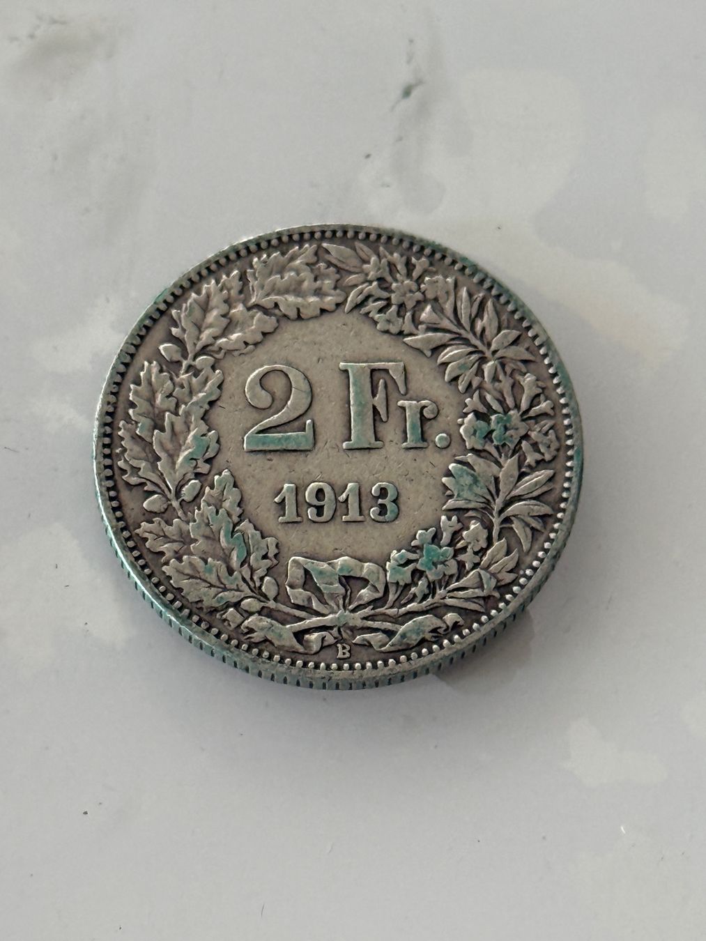 Tutti le monete: 2 Franken 1913  Rar – Usato da Wallisellen venduto da SWISS_SILVER1