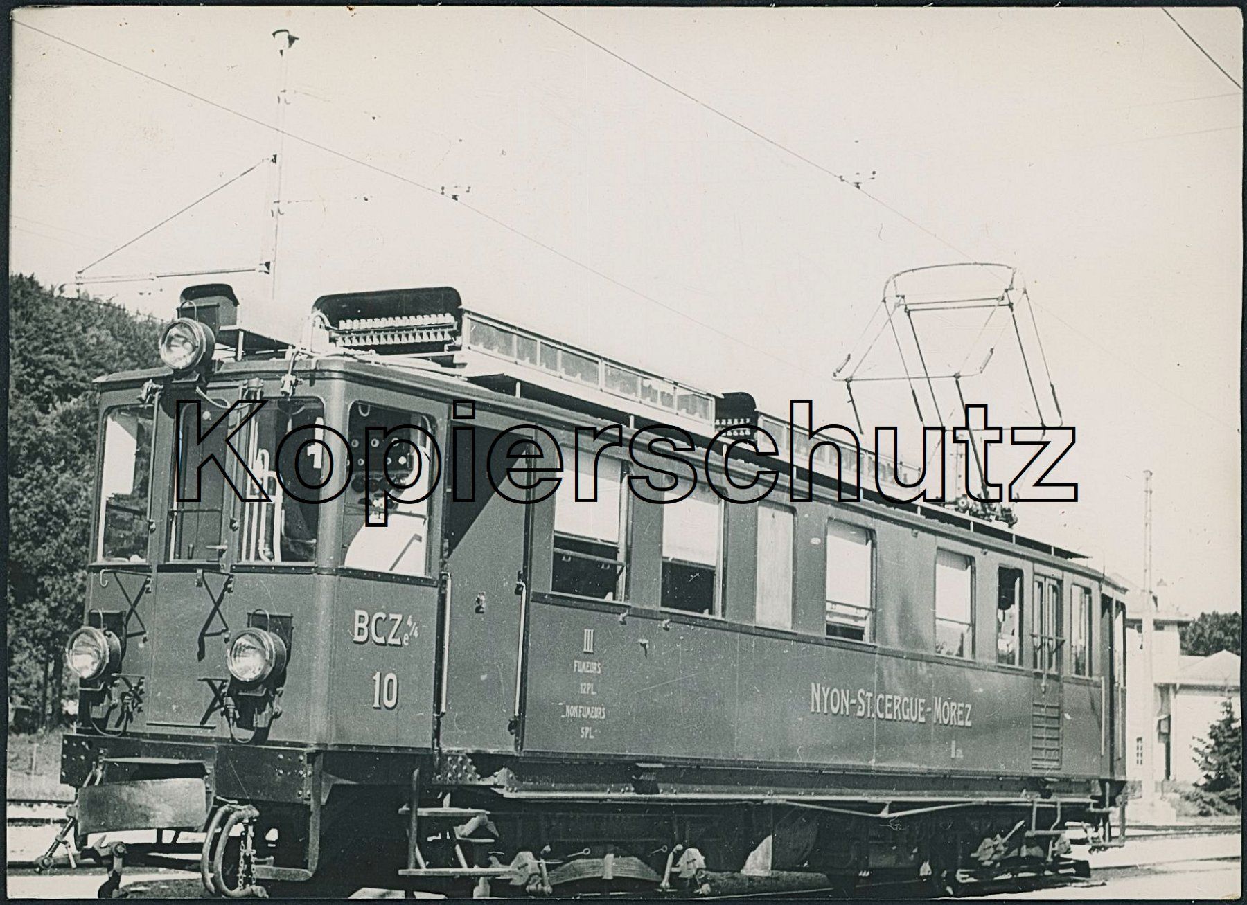 Cartoline postali: VD St. Cergue - Bahnhof - Bahn NStCM – Nuovo (secondo la descrizione) da Schindellegi venduto da dolpitz