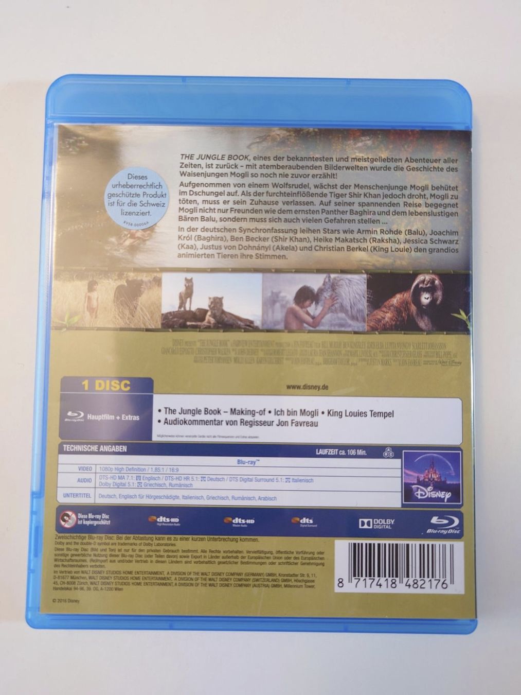 Tutti i DVDs: The jungle Book Blu-Ray – Usato da Kaiseraugst venduto da flo_ydd2 1