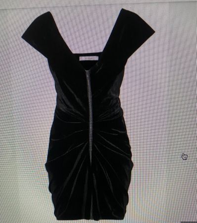 Gestutz Party-Kleid schwarz Grösse 40