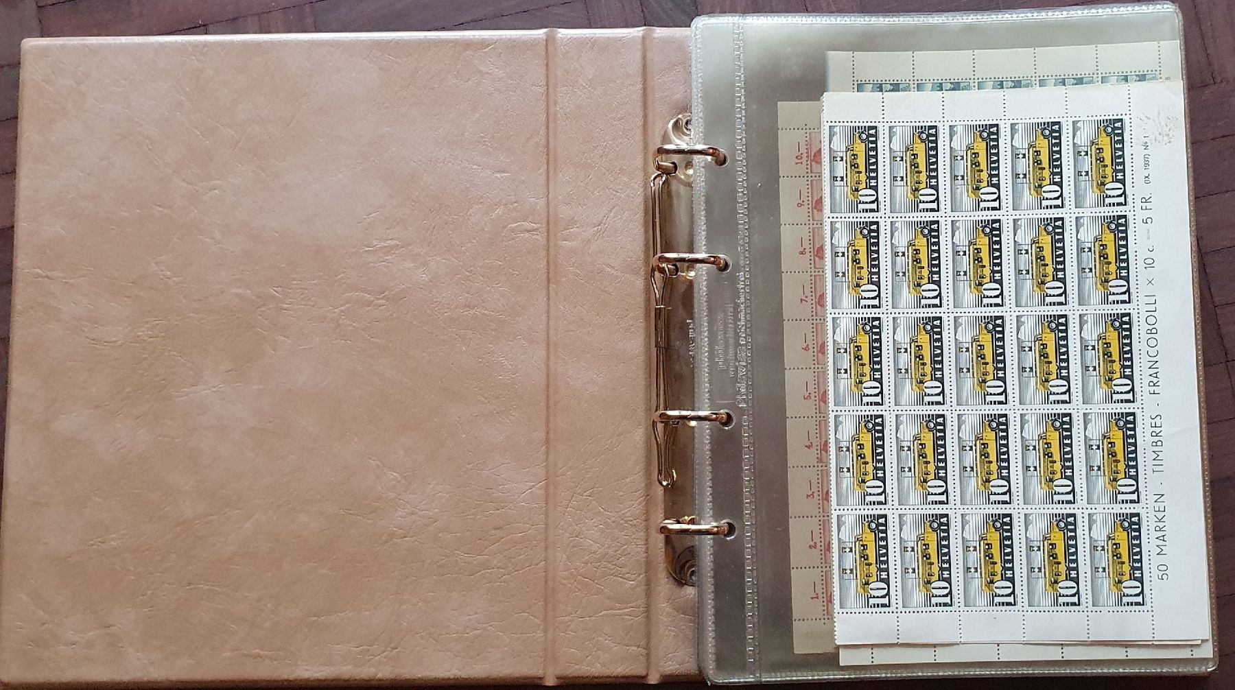 Alle Briefmarken: Album - Sammlung Bogen und Bogenteile – Gebraucht aus Kreuzlingen von Rschweiz1