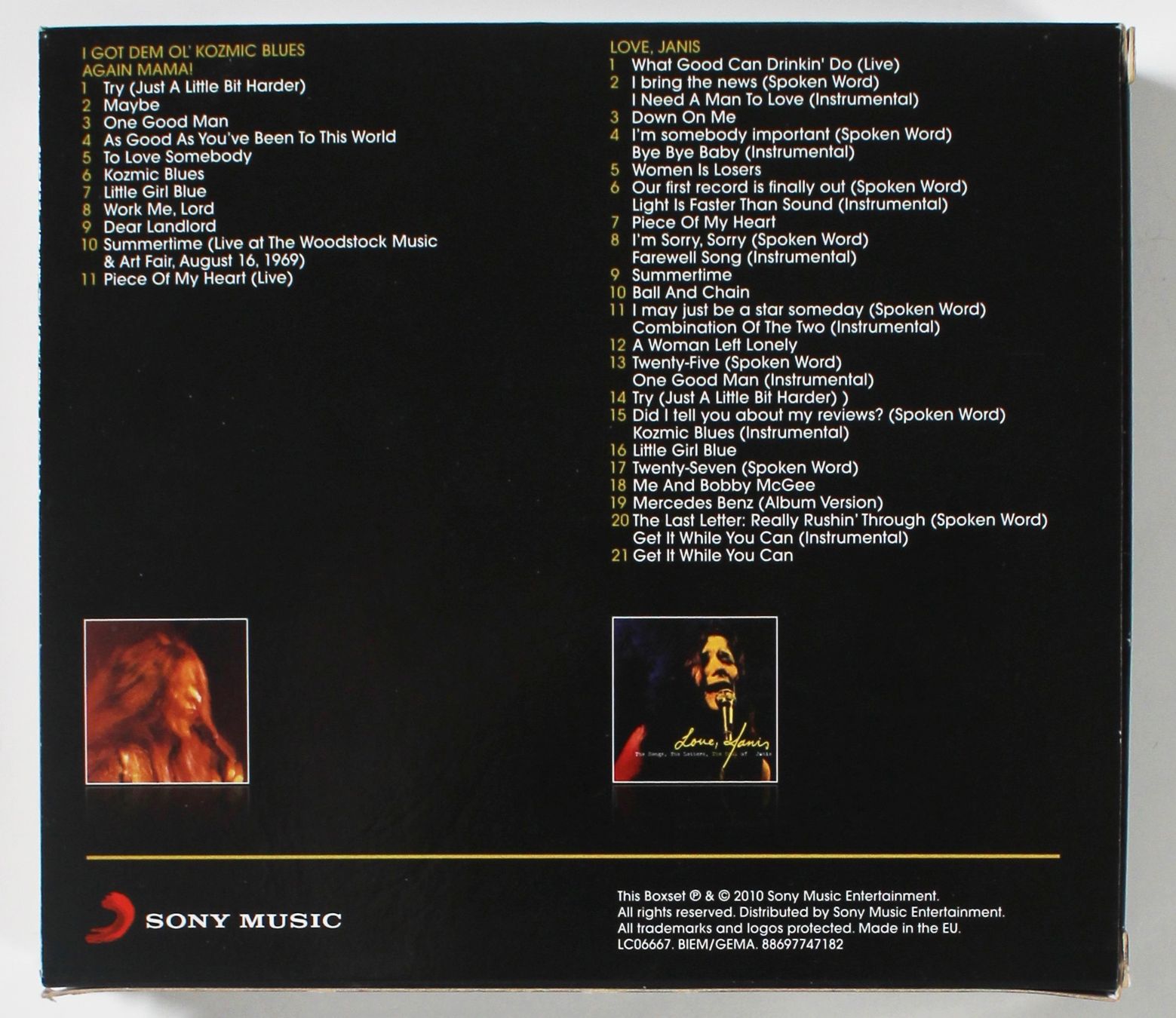 CD: 2CD BOX - JANIS JOPLIN - DOPPEL CD BOXSET Edition! – Usato da Brüttisellen venduto da Collector-Corner 6