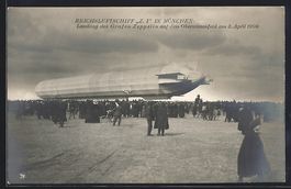 München, Das Reichsluftschiff Z.I auf d