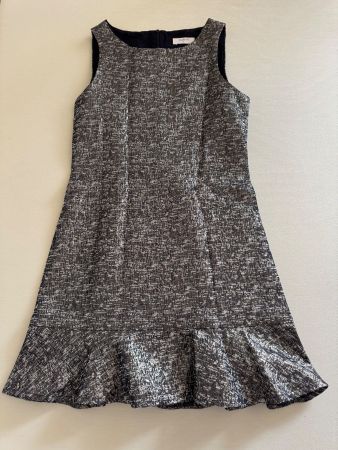 BA&SH SOMMERKLEID, GR. XS, ÄRMELLOS, GLÄNZEND, EDEL