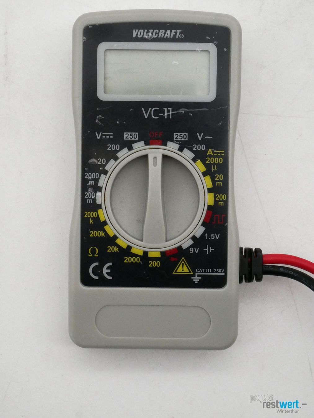 Voltcraft Misurare: VOLTACRAFT VC-11 Multimeter Messgerät – Usato da Winterthur venduto da Restwert_Winterthur 3