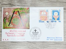 CL05 Enveloppe + Timbre Poste Vaticane 1985
