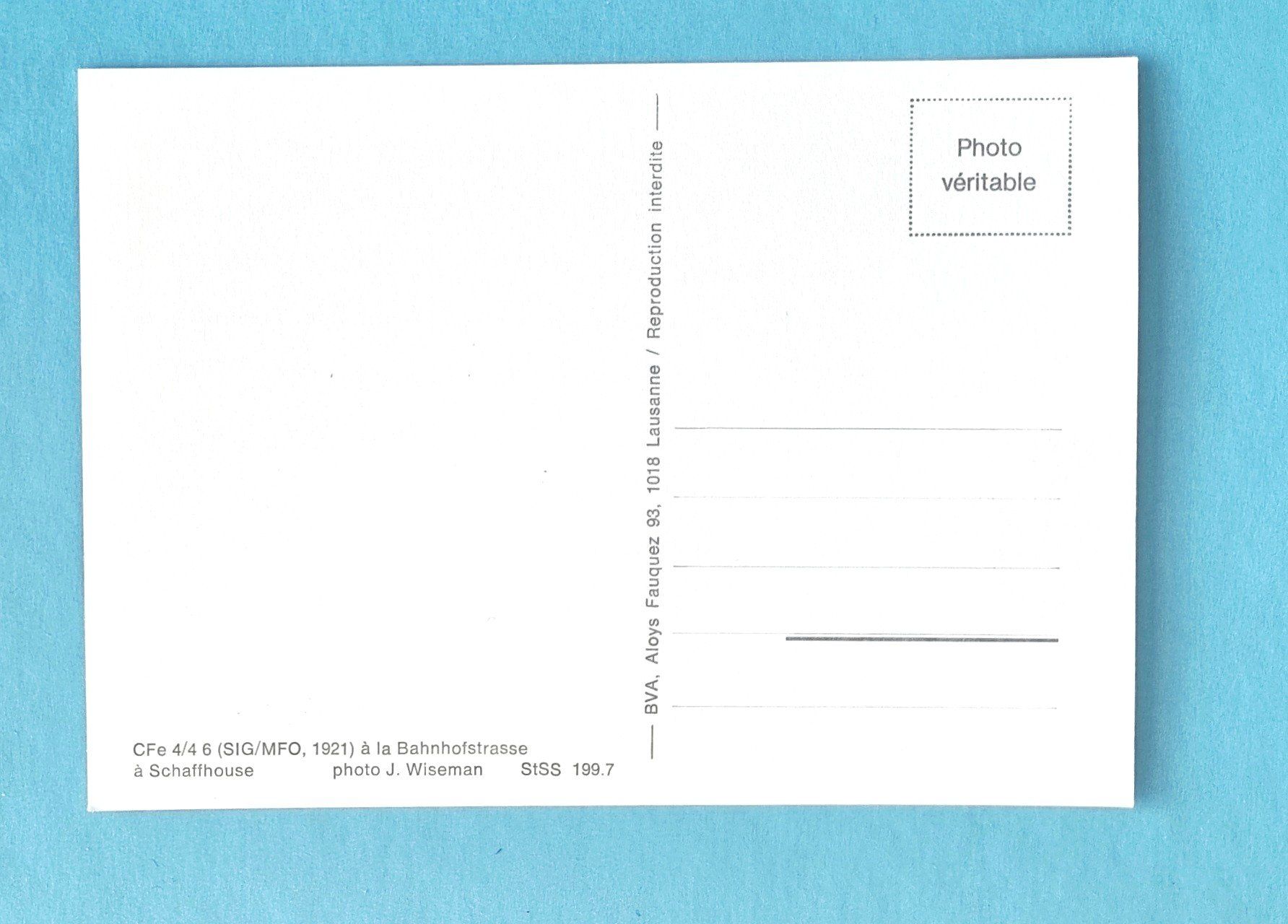 Cartes postales: Schaffhausen - Bahnhofstrasse - Strassenbahn - StSS – D'occasion à Rothrist par RROENK 1
