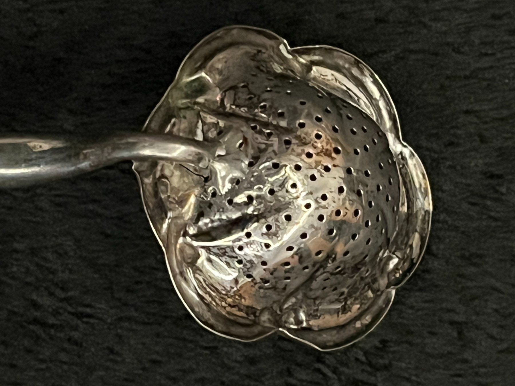 Gabeln: Löffel / Teesieb Silber 800 – Gebraucht aus Bettwiesen von wicking27 4