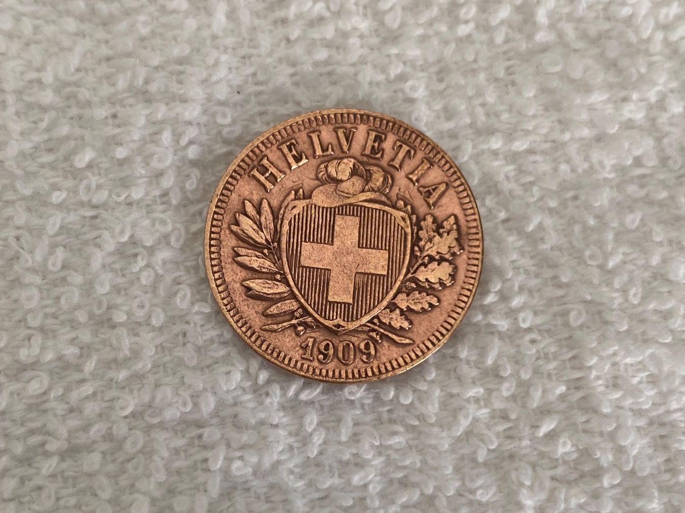Tutti le monete: 2 centimes/rappen 1909 – Usato da Nyon venduto da Ilmi09