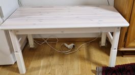 Kinderschreibtisch Holz weiss verstellbar guter Zustand