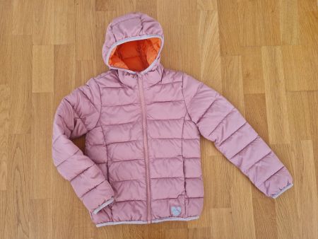 Steppjacke s.Oliver rosa mit Kapuze Gr. 134