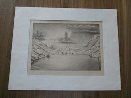 Lithografie See von Niklaus Stoecklin (1896 – 1982)