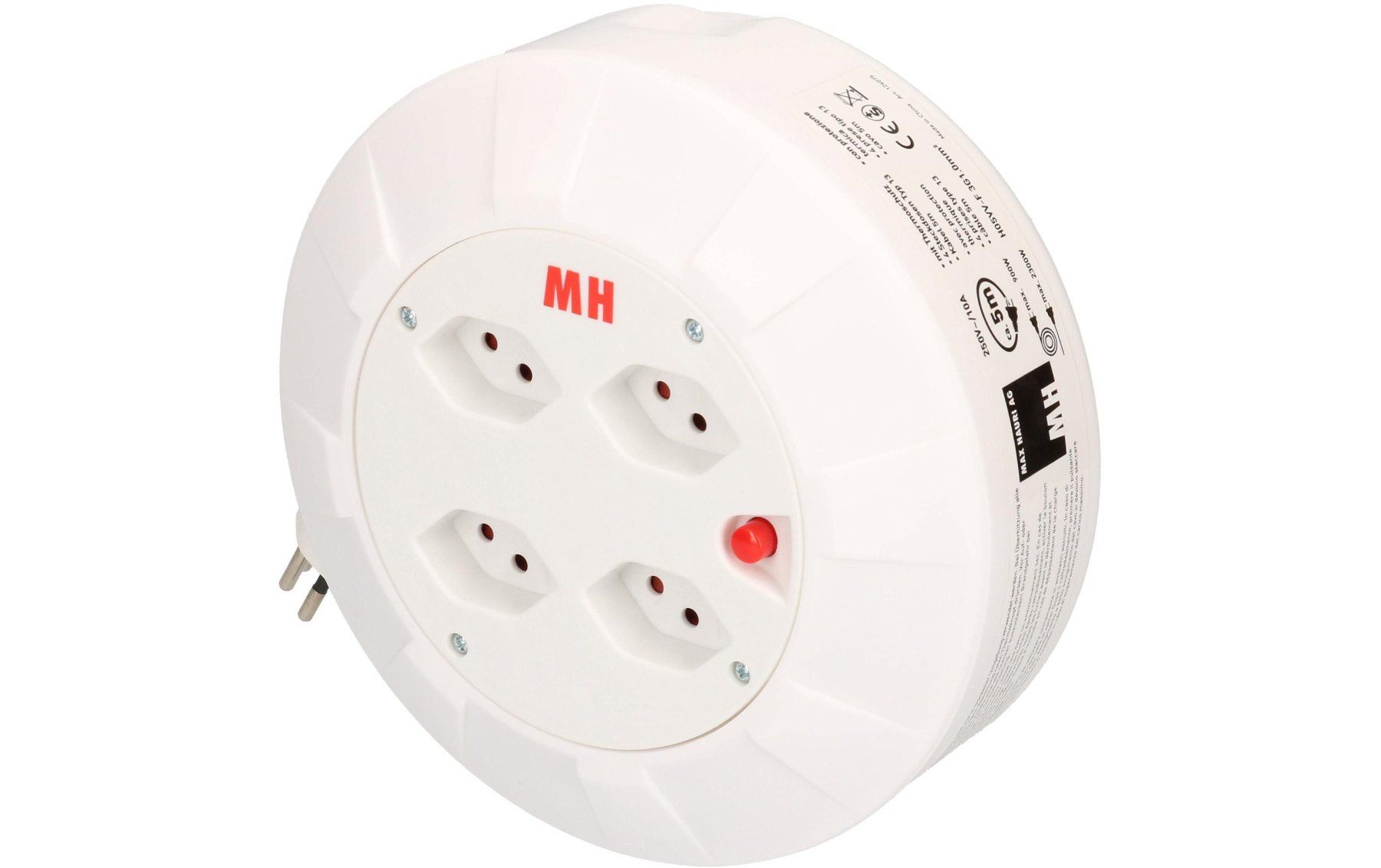 Cavi: Max Hauri Kabelbox 4x Typ13, 5m weiss NEU! – Nuovo (secondo la descrizione) da Schongau venduto da lanobe 4