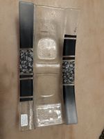 Handgemachte Priska Bühler Glasplatte fur teekerzen 23/11cm