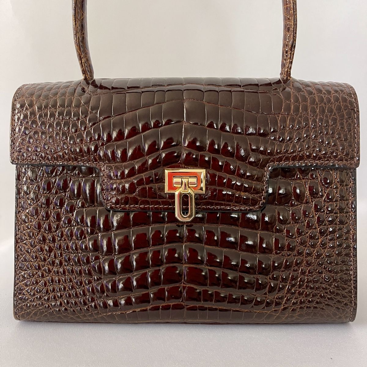 Borse da donna: VINTAGE Custom Made Crocodile Leather Bag – Nuovo (secondo la descrizione) da Emmen venduto da Avviivva_Com2023 3